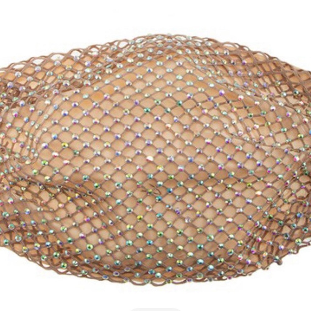 Adjustable Rhinestone Bling lined Mesh Masks - Picture 6 of 9